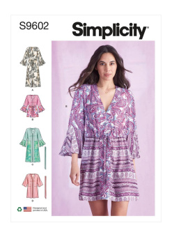 Simplicity 9602.H5 PG L Tunikakleid 32-40 