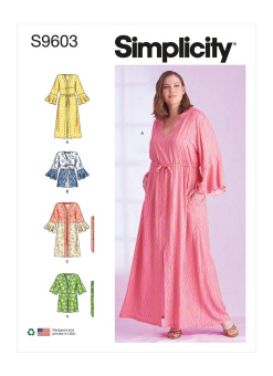 Simplicity 9603.FF PG L Tunikakleid 44-50 