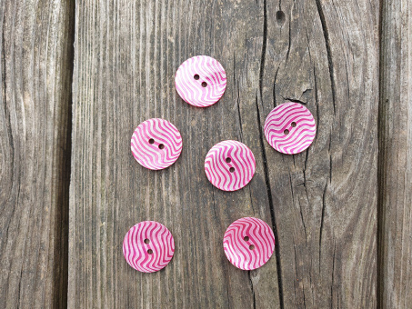 Knopf Perlmutt pink 20mm 