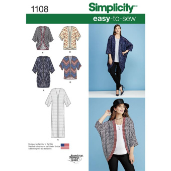 Simplicity 78130.A PG L Cardigan XXS-XXL 