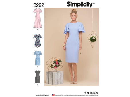 Simplicity 7962.R5 PG A Kleid 40-48 