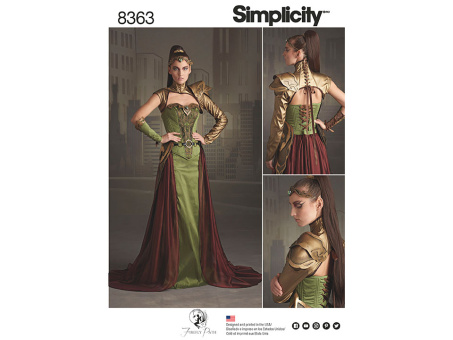 Simplicity 7981.H5 PG K Ranger Kostüm 32-40 