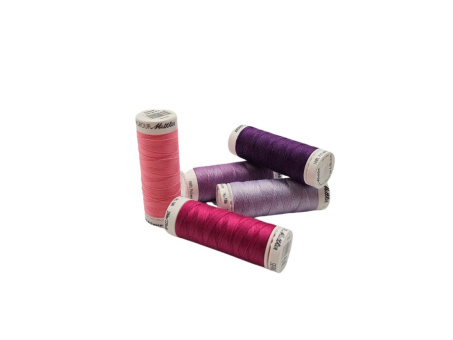 Nähgarn - Paket  5 Stck rosa pink lila 