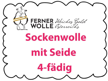 FERNER Lungauer Sockenwolle Seide 4-fädig 