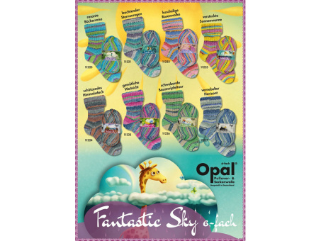 Opal Sockenwolle 6-fädig Fantastic Sky 
