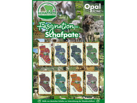 Opal Sockenwolle 4-fädig Schafpate 13 