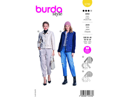 Burda 5799 Jacke (36-46) 