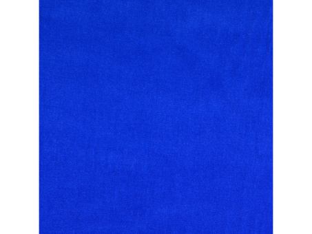 Baumwollsamt mit der Goldkante royalblau 