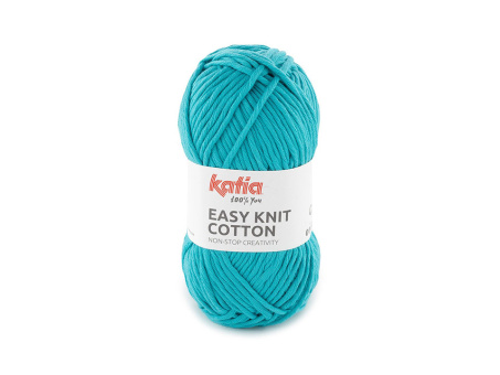 KATIA EASY KNIT COTTON Farbe 28 türkis