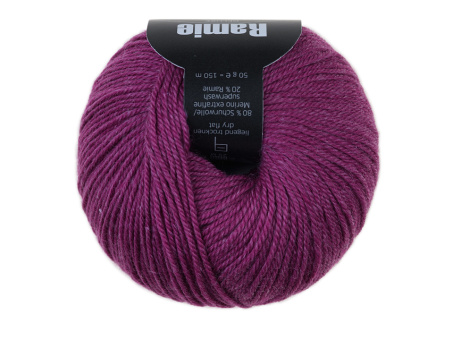 Atelier Zitron Ramie Deluxe Farbe 427 himbeere