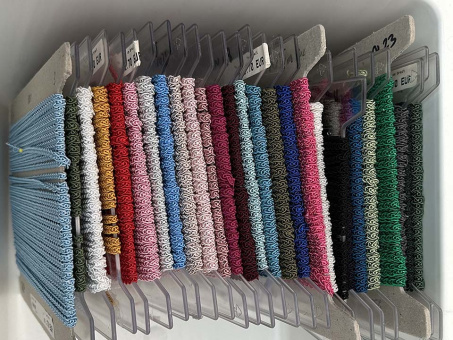 Borte 5mm  Ganze Karte - 1 Preis diverse Farben 